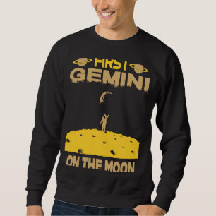 Gemini On The Moon Sweatshirt