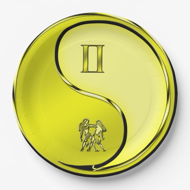 Gemini Paper Plate (Front)