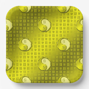 Gemini Paper Plate