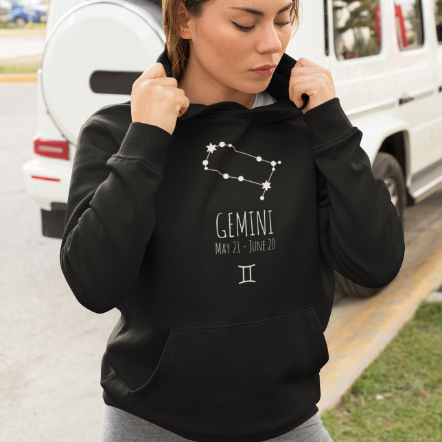 Gemini | Personalised Zodiac Constellation Hoodie (Creator Uploaded)