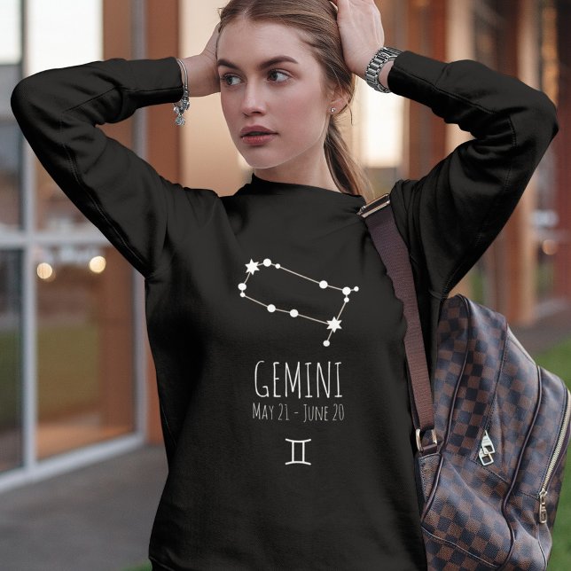 Gemini | Personalised Zodiac Constellation Sweatshirt (Creator Uploaded)