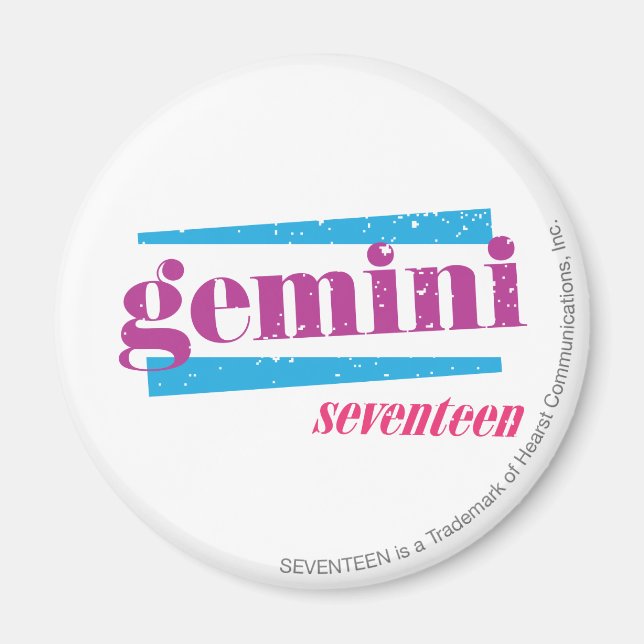 Gemini Purple Magnet (Front)