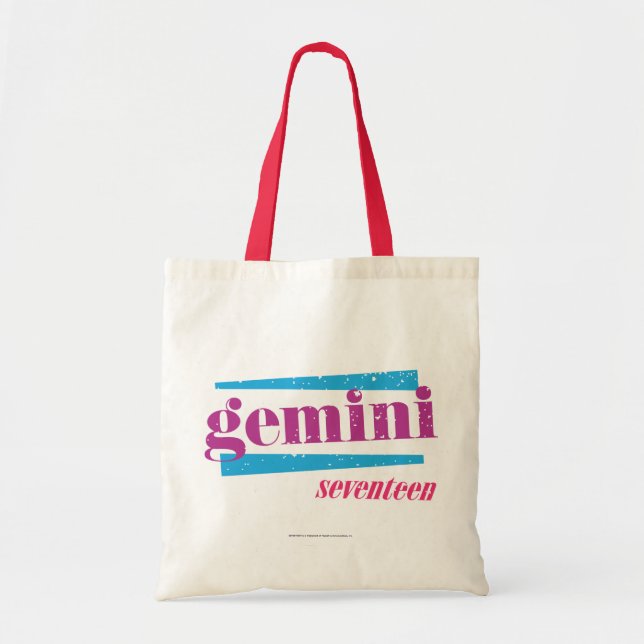 Gemini Purple Tote Bag (Front)