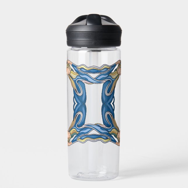 Gemini Quadruplet Water Bottle (Front)