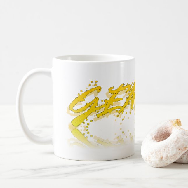 Gemini Reflection Coffee Mug (With Donut)