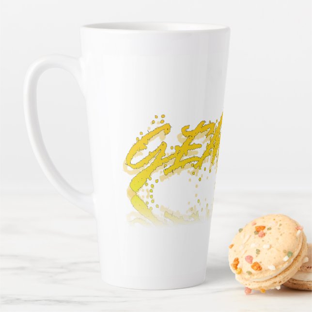 Gemini Reflection Latte Mug (In Situ)