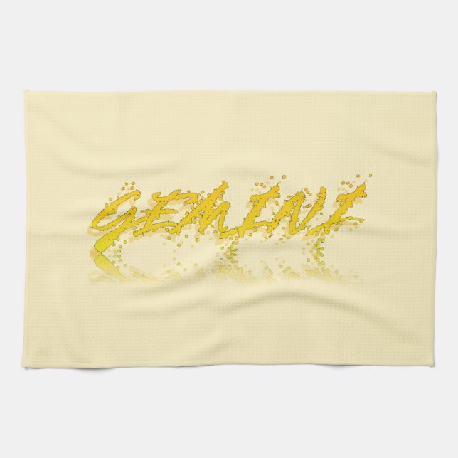 Gemini Reflection Tea Towel (Horizontal)