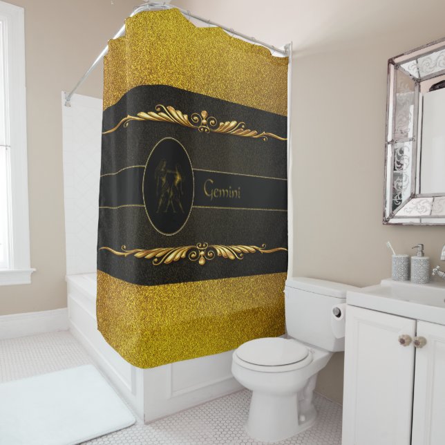 Gemini Shower Curtain (In Situ)