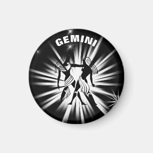 Gemini sign magnet