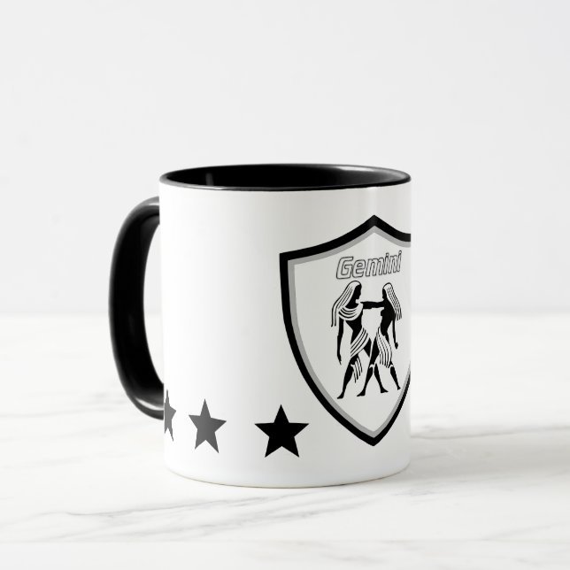 Gemini sign mug (Front Left)