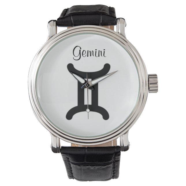 Gemini Sign of the Zodiac  Ladies Watches. Watch (Front)