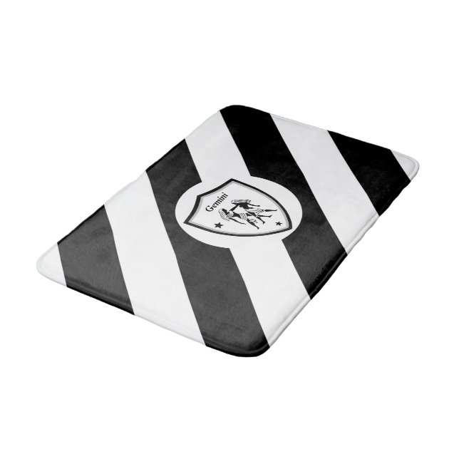 Gemini symbol         bath mat (Angled)
