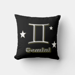 Gemini symbol cushion