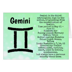 Gemini Symbol Happy Birthday Horoscope Zodiac
