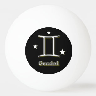 Gemini symbol ping pong ball