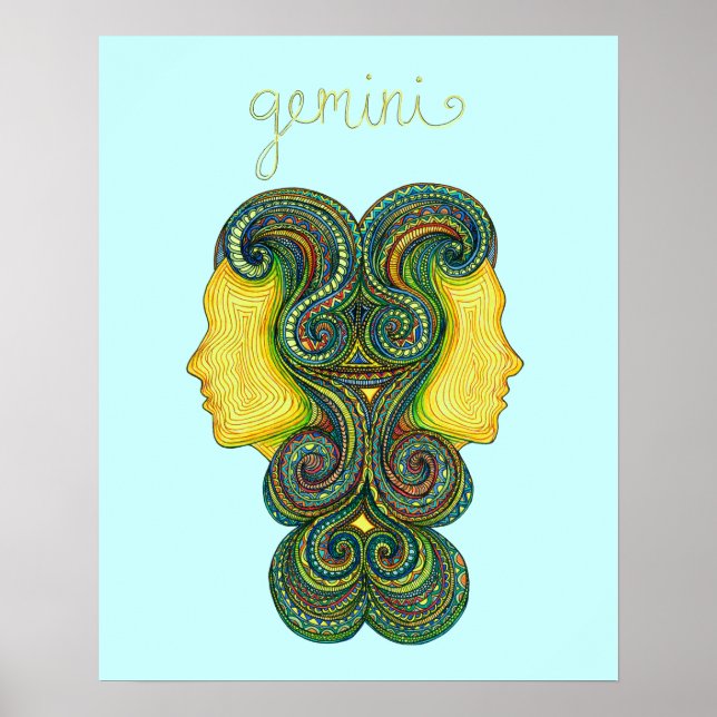 Gemini Symbol Poster (Front)