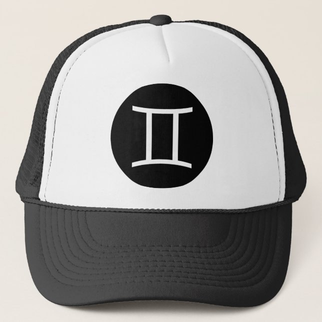 Gemini Symbol Trucker Hat (Front)