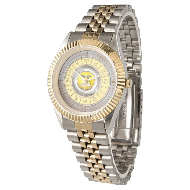 Gemini - The Twins Astrological Sign Watch (Angled)