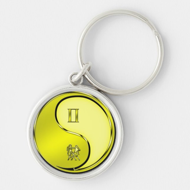 Gemini the Twins Key Ring (Front)