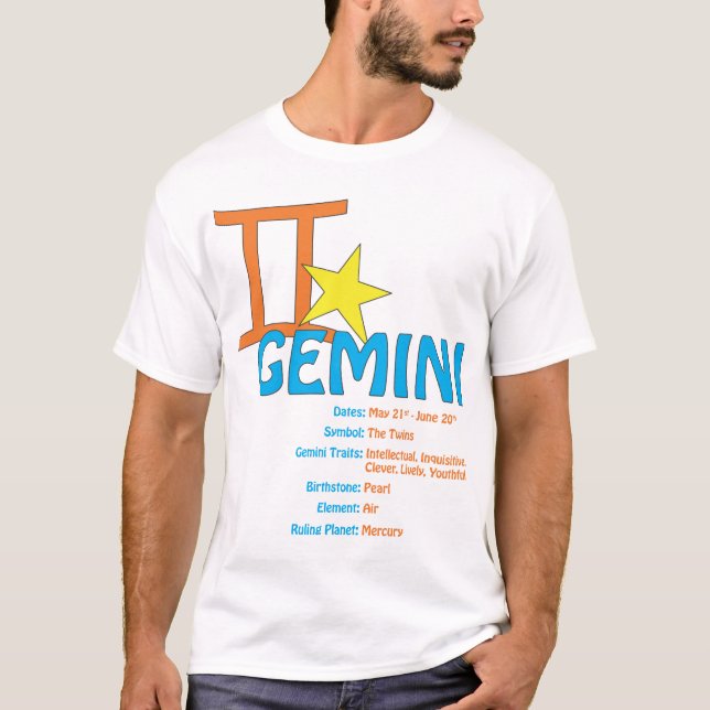 Gemini Traits T-Shirt (Front)