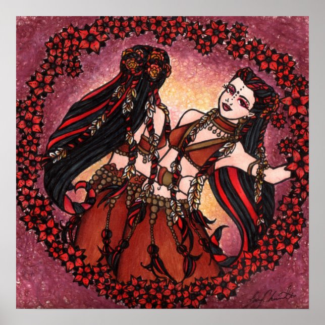Gemini Tribal Belly Dance Poster (Front)