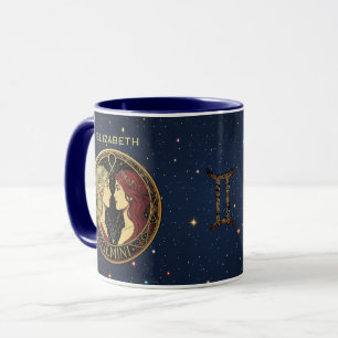Gemini Twin Zodiac Symbol For Women Mug