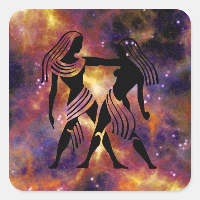 gemini twins stickers (Front)