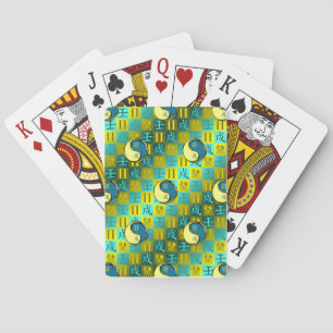 Gemini & Water Dog Playing Cards
