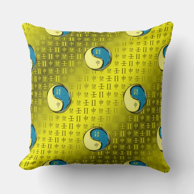Gemini & Water Monkey Cushion (Front)