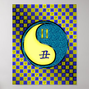 Gemini & Water Ox Poster
