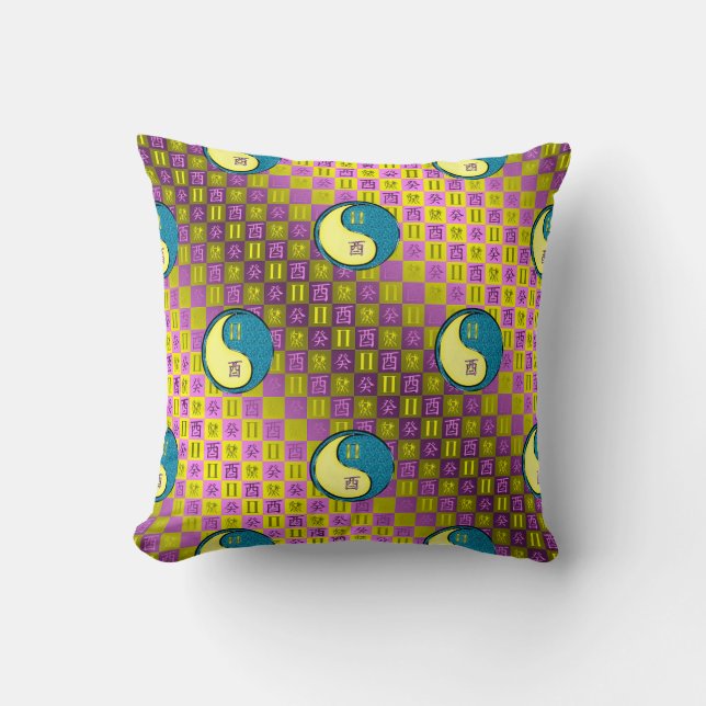 Gemini & Water Rooster Cushion (Front)