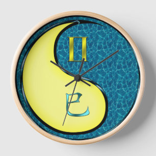 Gemini & Water Snake Clock
