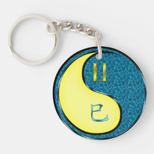 Gemini & Water Snake Key Ring