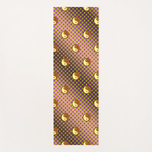 Gemini & Wood Boar Yoga Mat (Front)