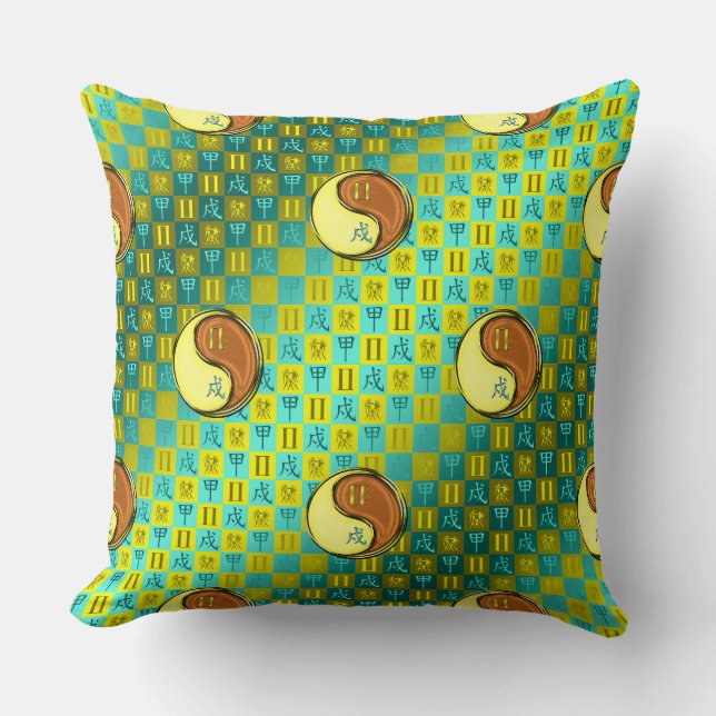 Gemini & Wood Dog Cushion (Front)
