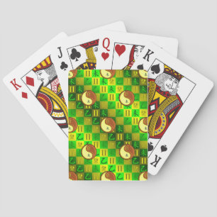 Gemini & Wood Goat Playing Cards
