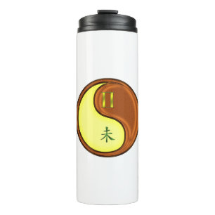 Gemini & Wood Goat Thermal Tumbler