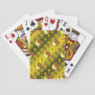 Gemini & Wood Horse Playing Cards