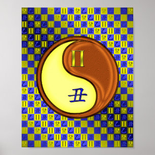 Gemini & Wood Ox Poster