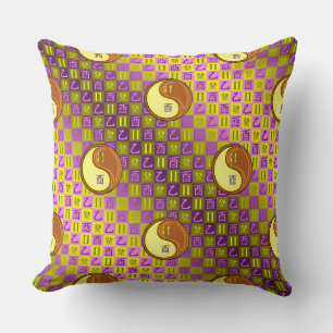 Gemini & Wood Rooster Cushion