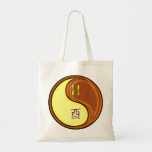 Gemini & Wood Rooster Tote Bag