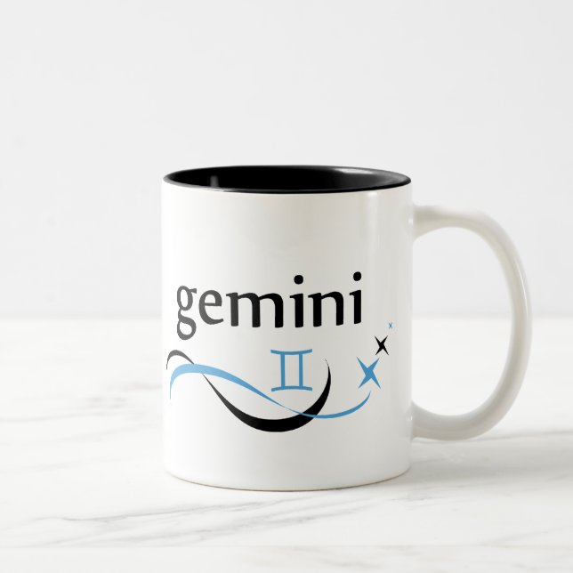Gemini Zodiac Astrology Mug (Right)