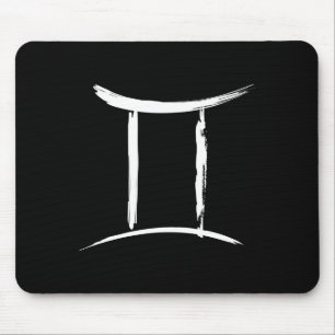 GEMINI Zodiac Astrology Sign May June Birthday Mouse Pad
