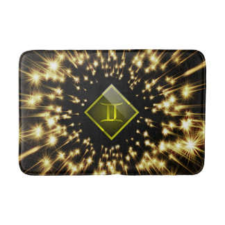 Gemini zodiac bath mat