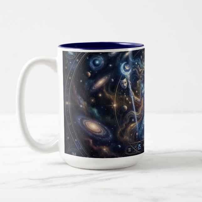 Gemini Zodiac Coffee Mug (Left)