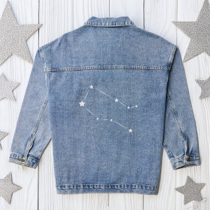 Gemini Zodiac Constellation Denim Jacket