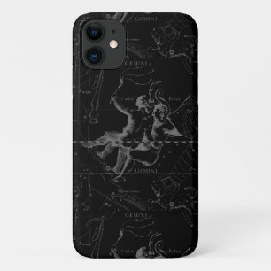 Gemini Zodiac Constellation Hevelius 1690 iPhone 11 Case
