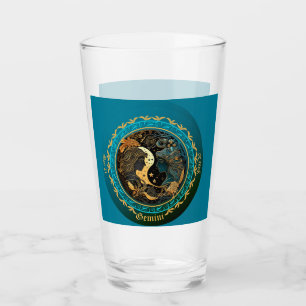 Gemini Zodiac Customisable Beer Glass