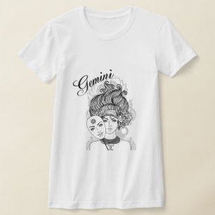 Gemini Zodiac Design  T-Shirt