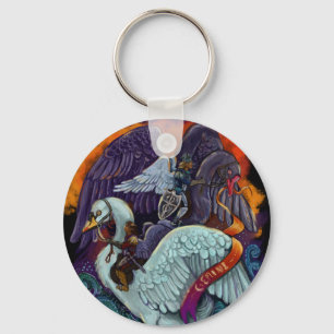 Gemini~zodiac Key Ring